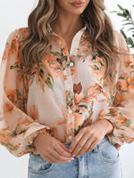 Floral Print Button-Up Shirt